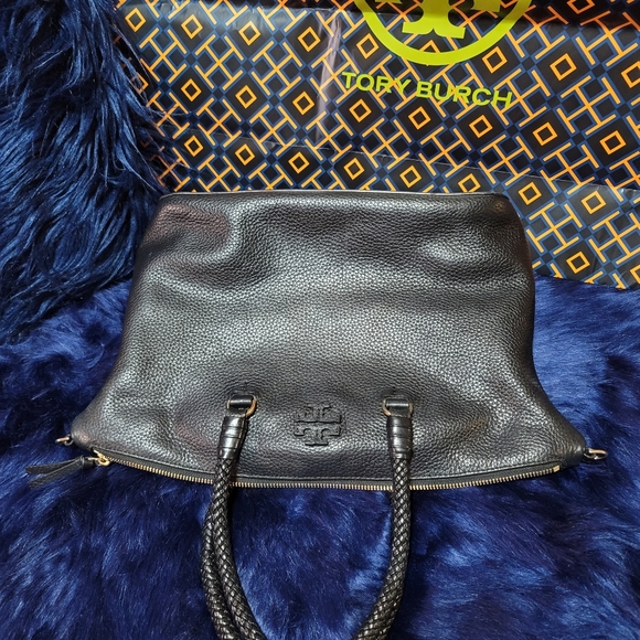 Tory Burch Pebble Leather Handbag - Picture 2 of 12